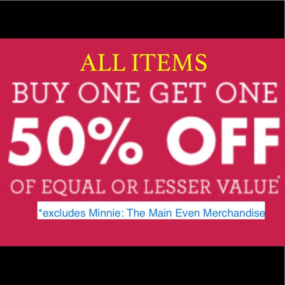 Disney Pins BOGO 50% off